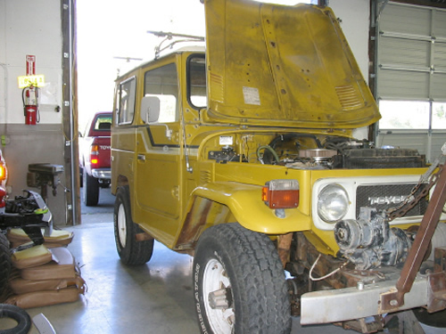 Mustard Yellow 1980 FJ40